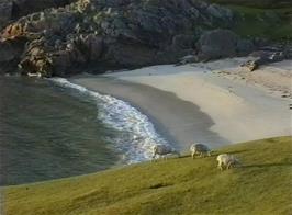 Just over the grassy hill, another perfect silver sand beach waiting to be explored by anyone who can find it